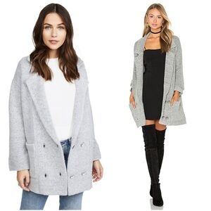 Knot Sisters El Capitan Grey Wool Blend Cardigan Sz S